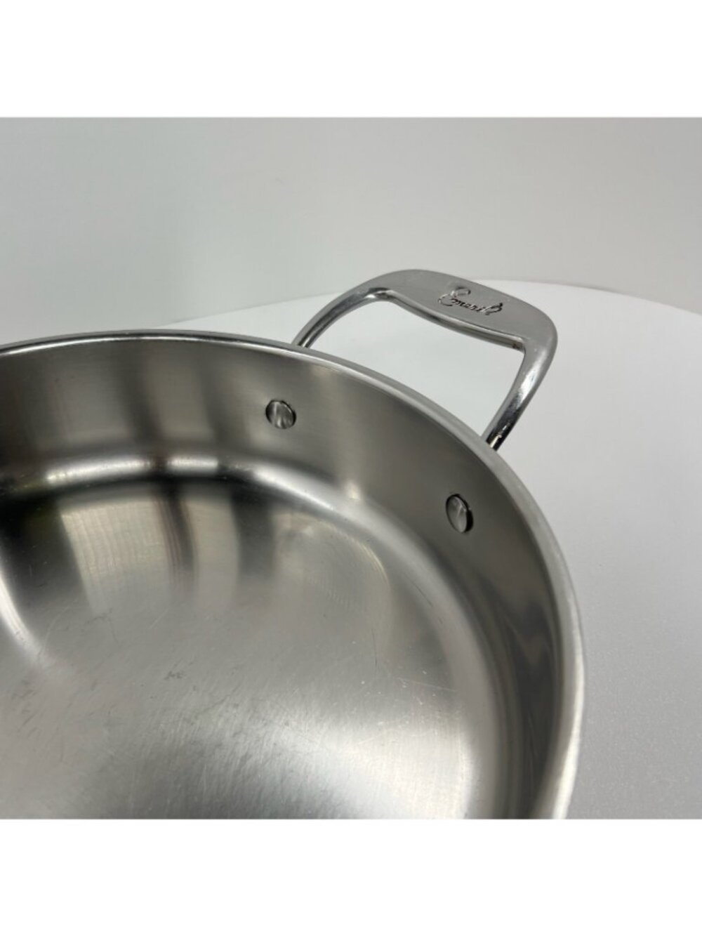 Emeril 3qt Sauté Pan Stainless Steel Copper Band Skillet Helper Handle 10.5 Inch - Picture 6 of 16